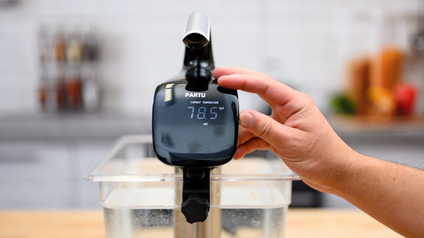 sous vide - the partu didn't have the most responsive interface of the group.