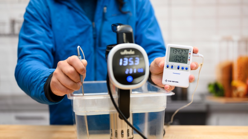 we used a calibrated thermometer to rank and score the accuracy of...