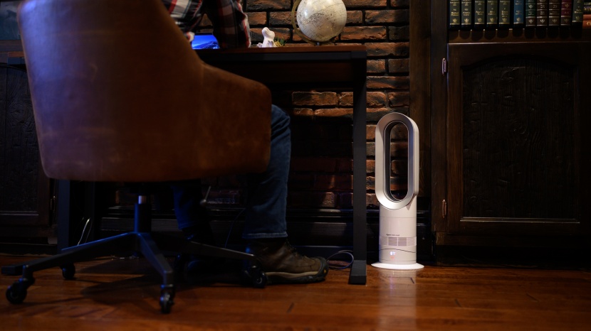 space heater - the dyson hot+cool succeeds at evenly heating most room sizes due to...