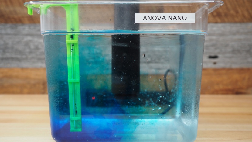 the anova precision cooker nano didn't take long at all to evenly...