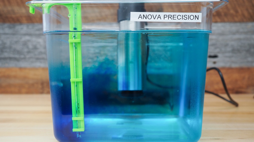 anova culinary precision cooker an500-us00 - the anova precision cooker spread the dye throughout the vessel very...