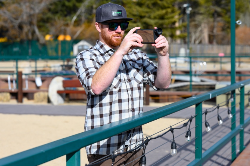 iphone lenses - while shooting directly into the sun highlighted a weakness of this...