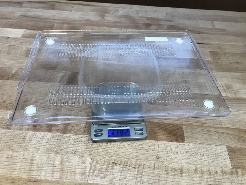 macbook pro case - the tale of the scale.