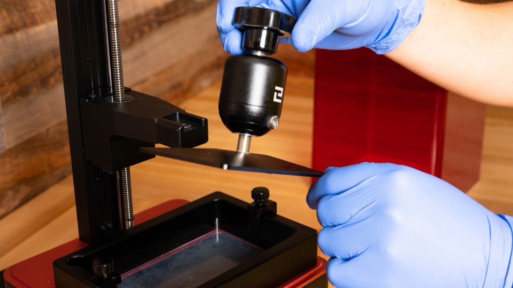 elegoo mars - unfortunately, resin printers can be a bit more work to use...