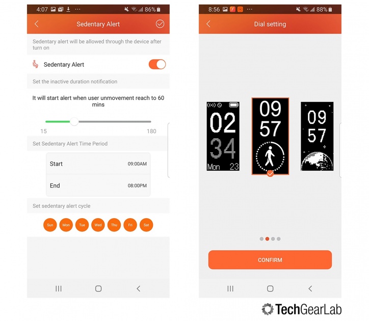 lintelek id115hr - you can adjust settings and see your tracking history through the...