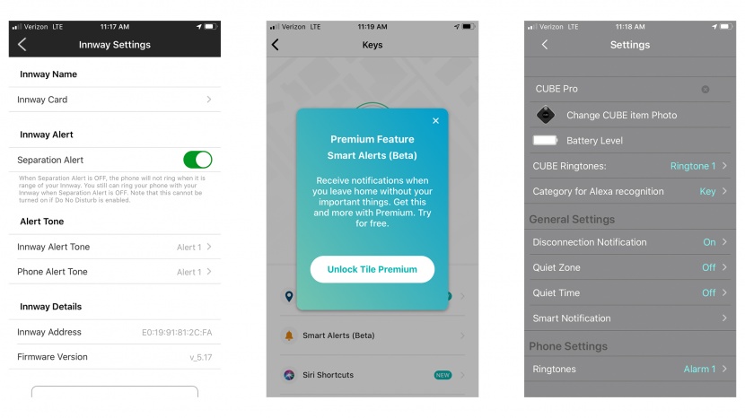 key finder - bluetooth trackers have a variety of settings, each controlled by a...