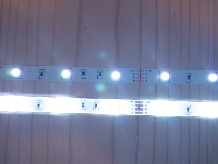 led strip lights - on the bottom is the rubberized nexlux. on the top is the...