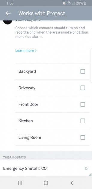 it's very easy to integrate the protect with your other nest devices.