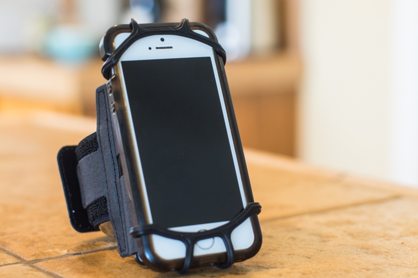 smartphone armband - the newppon is pretty nifty, with stretch silicon straps that hold a...