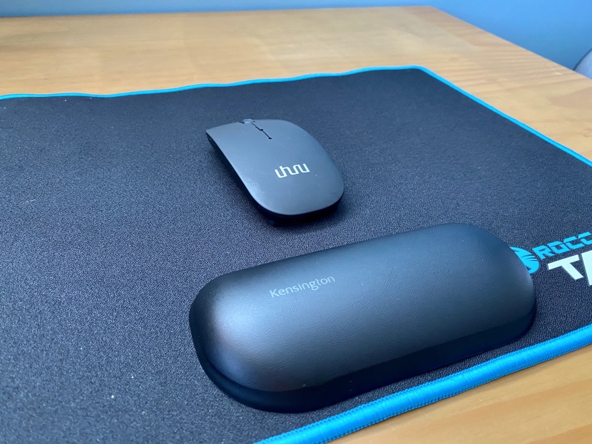 wrist rest - the kensington ergosoft works well with low profile mice.