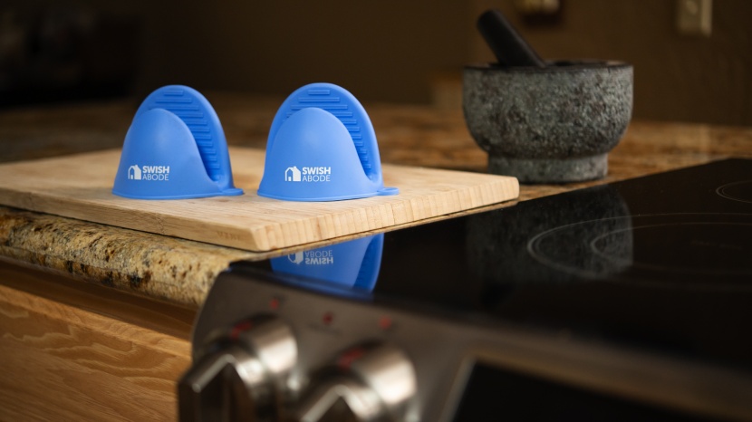 oven mitts - these mitts are great in a pinch, but not for prolonged, heavy use.