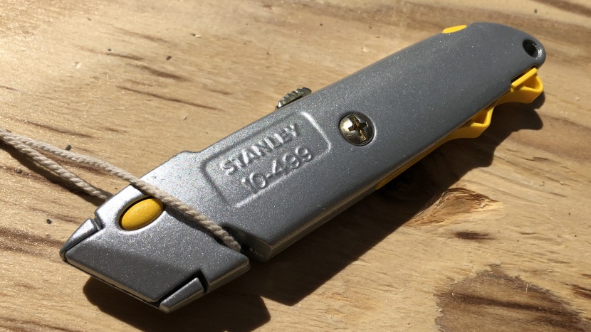 utility knife - the gut hook is a nifty feature but the diameter of the cord it can...