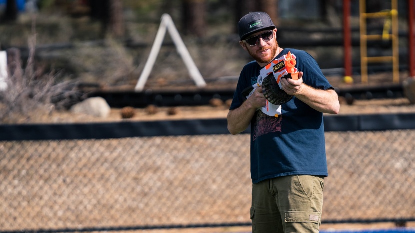 nerf gun - the nerf ultra one motorized blaster shoots darts farther than the...