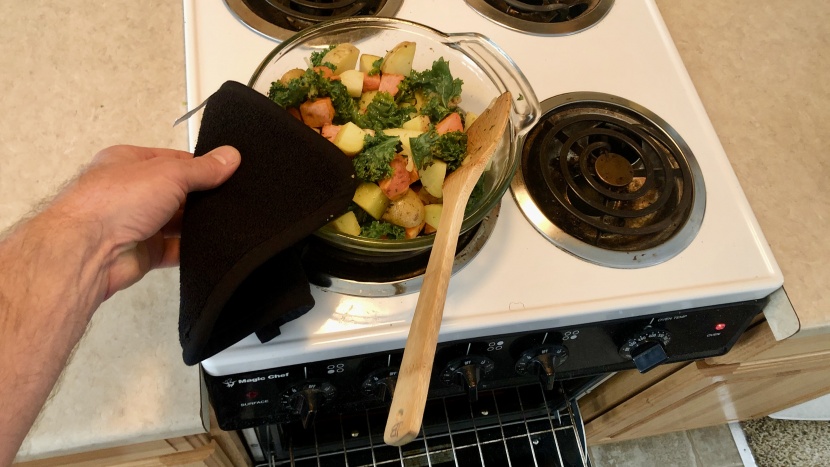 sometimes those pyrex pot ears are hard to get a solid grip on. a...