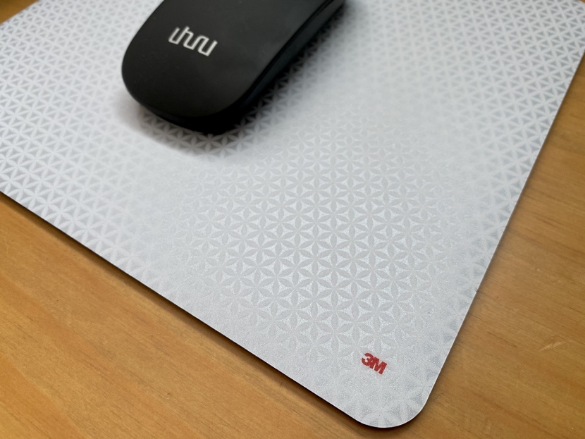 mouse pad - the 3m precise has the slickest surface in our test group.