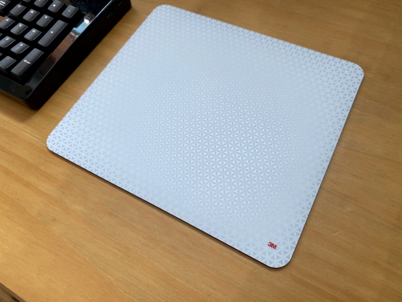 mouse pad - the 3m precise&#039;s hard surface is easy to wipe clean.