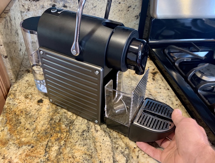 single serve coffee maker - the nespresso pixie is incredibly easy to clean. it holds its spent...