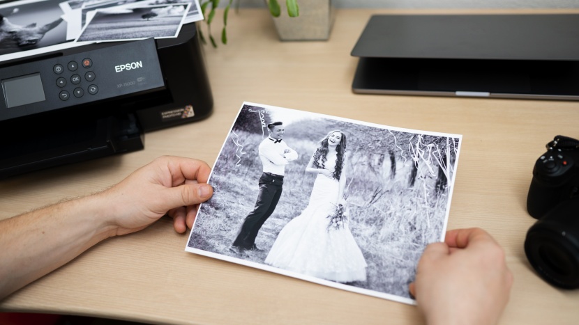 epson expression photo hd xp-15000 - the black and white prints from the expression were near the top of...