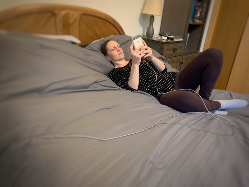 lightning cable - the extra-long length of this cable will let you use your device...