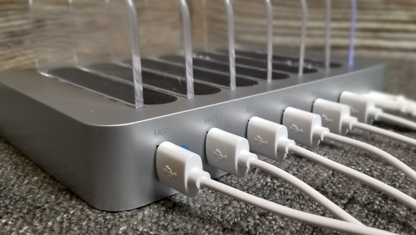 the number of devices each station can charge at once is one of our...