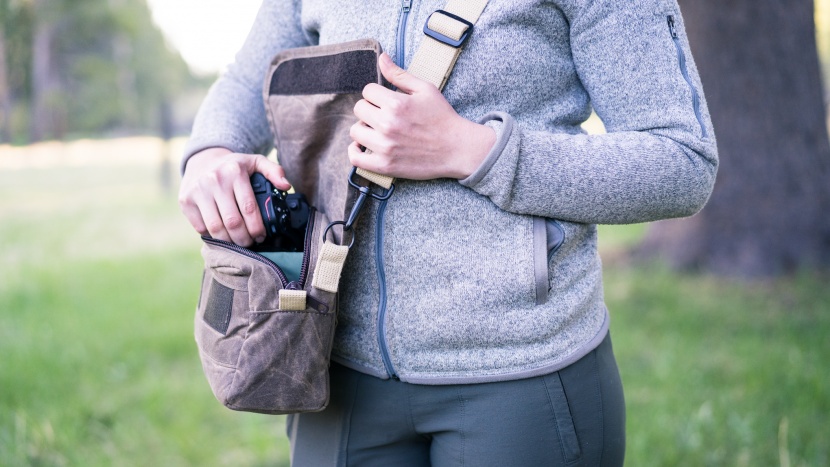 camera bag - the domke has layers of protection. you can have the bag fully...