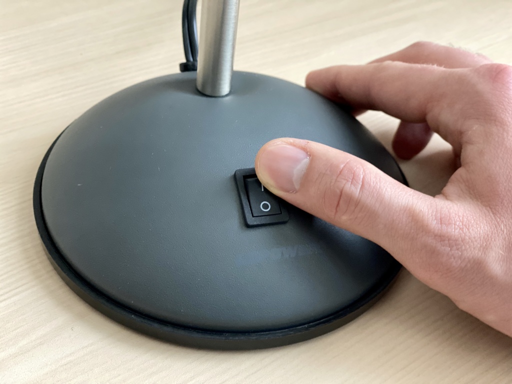 desk lamp - sometimes keeping things simple can save headache and frustration