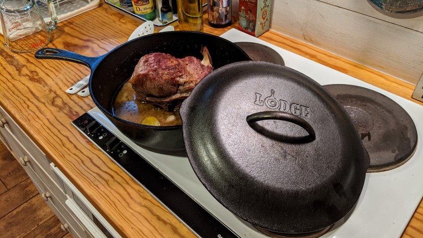 cast iron skillet - thanks to the included lid, the lodge 5 quart deep skillet also...