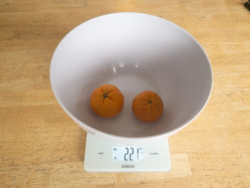 kitchen scale - perhaps you already know this, but you can &quot;tare&quot; each of these...