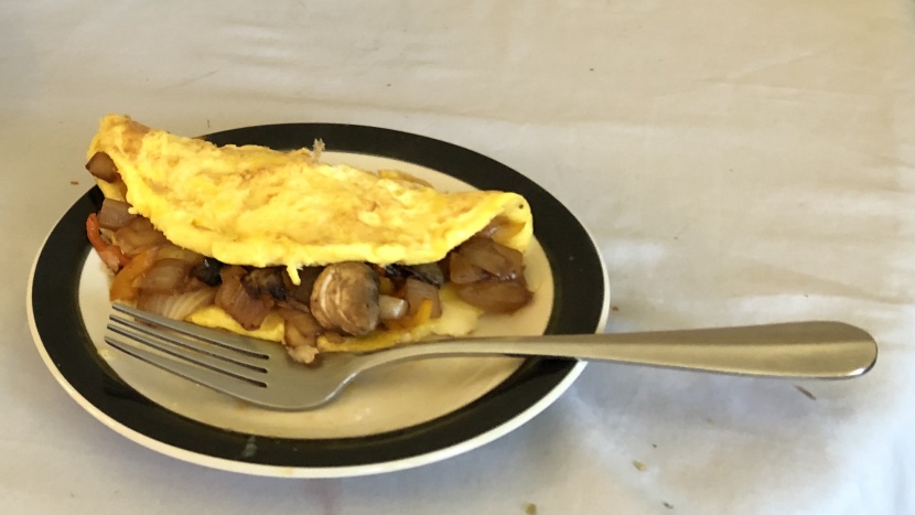 country omelets are a tall order if a pan's food release is subpar...
