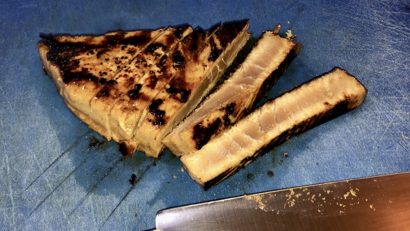 seared yellowfin is a delicate and high heat dish -- perhaps the...