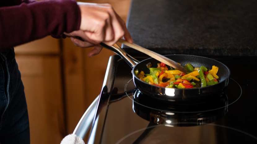 nonstick pan - the haptiq 8&quot; pan combines beauty with utility, but at a cost.