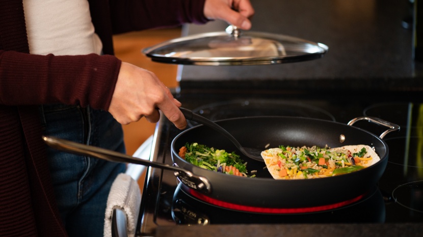 nonstick pan - the large diameter of the ha1 is both a blessing and a curse. it&#039;s...