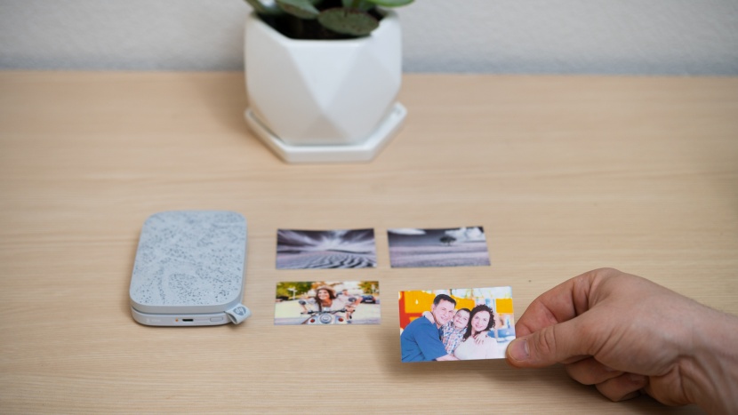 hp sprocket - the color prints have very low definition, but are marginally better...