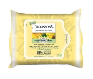 dickinson's original witch hazel cleansing wipes