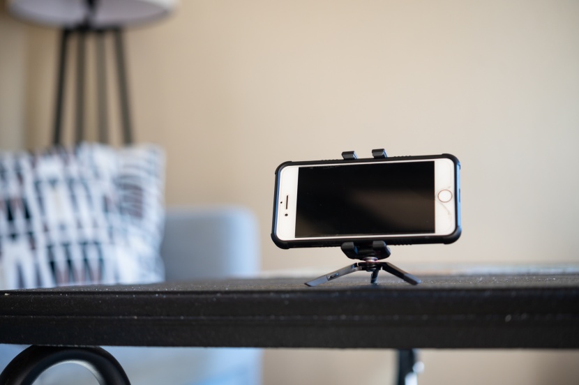 tripod for iphone - the joby griptight one is one of the most portable options out there.