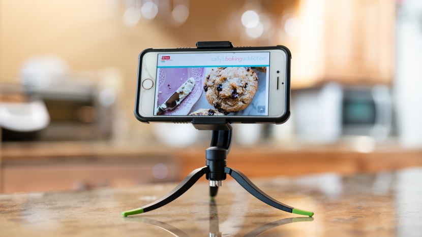 tripod for iphone - this compact and portable phone tripod is a great bargain buy.