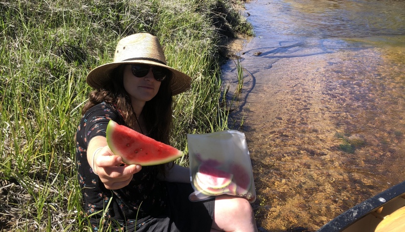 food storage set - good food on the go with no waste -- reusable bags are a great tool...