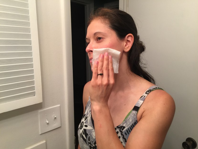 cleansing wipes - a thorough face-washing routine, these dry wipes foam up when you...