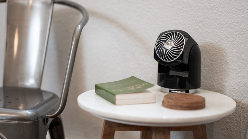 table fan - personalized airflow with a minimal foot print.
