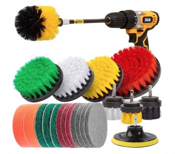 Lead photo for Nearly Comprehensive Set of Drill-Mounted Brushes