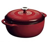 lodge enameled cast iron dutch oven 6-quart