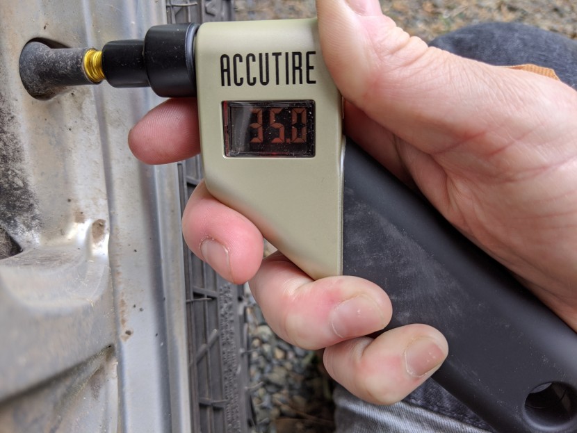tire gauge - the accutire is accurate and easy to use. our main gripe is minor...