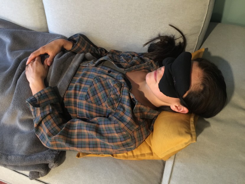 sleep mask - the imak is like a mini bean-bag pillow for great relaxation...