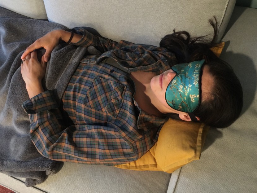 sleep mask - the silk in this alaska bear mask is very soft and we appreciate the...