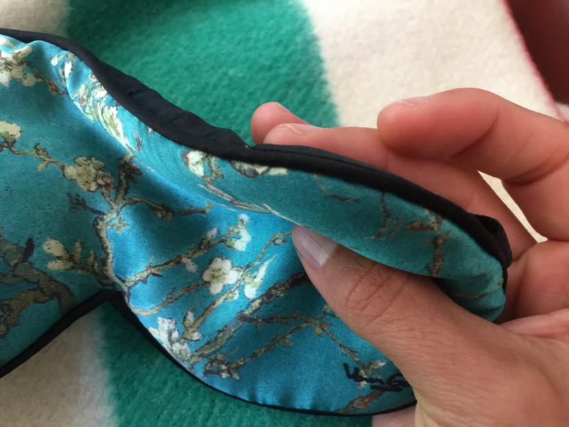 sleep mask - the silk used for the alaska bear mask feels very soft and smooth...