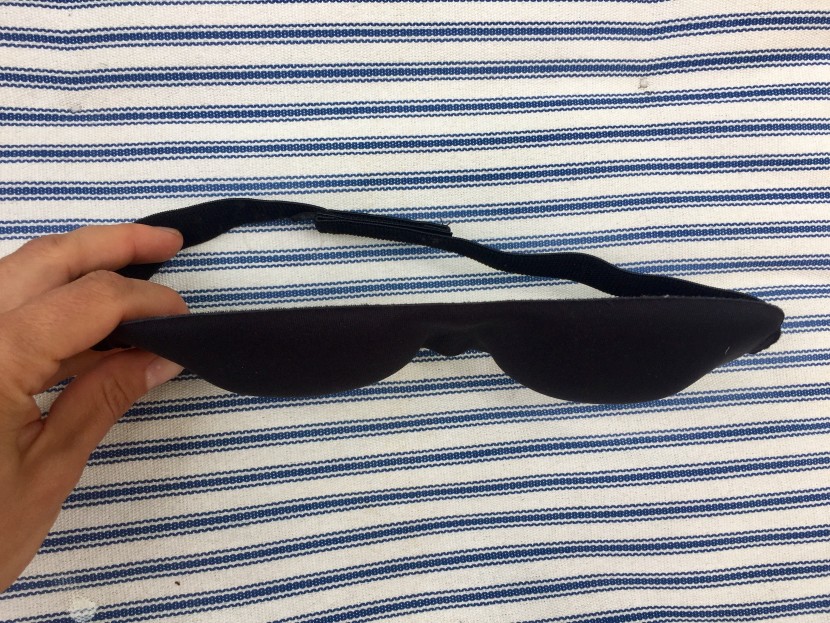 sleep mask - the deep contours on the nidra are great for long eyelashes and the...
