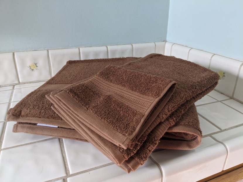 bath towel set - the versatile and utilitarian amazonbasics set was not the softest.