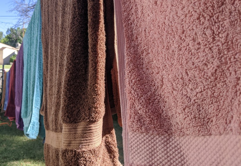 bath towel set - the white classic was a bit stiff, especially out of the wash.