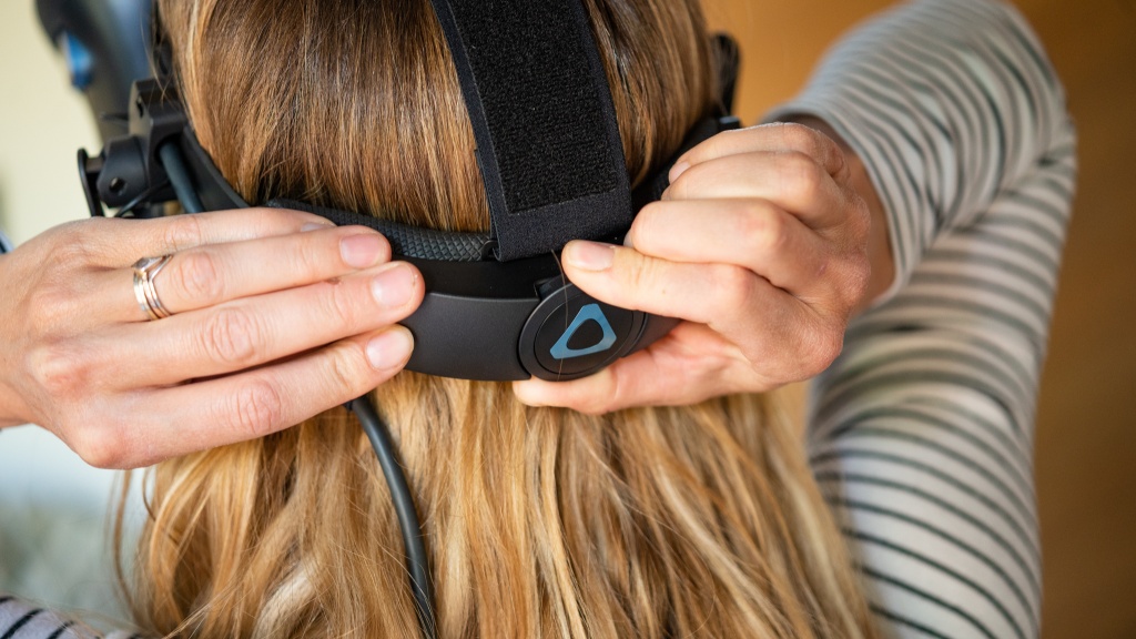 htc vive cosmos elite - we did find the snug fit can get a little uncomfortable after a while.