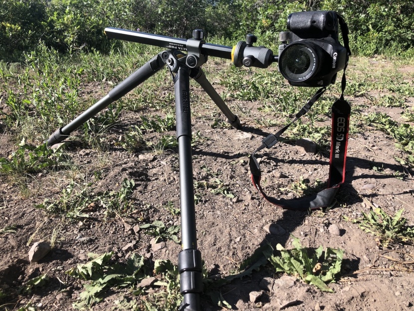 tripod - what contorted positions can you put your camera in? the vanguard...